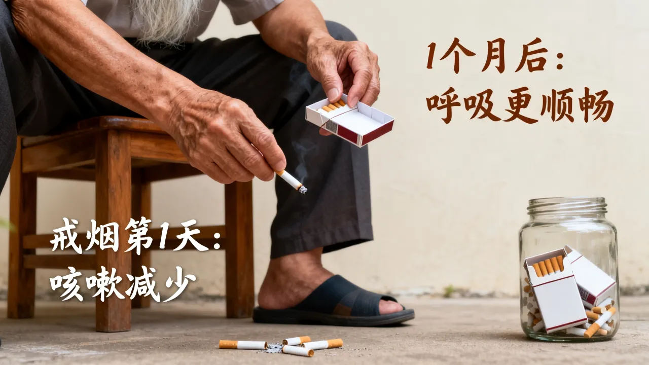爷爷戒烟了怎么开头，戒烟后身体会有哪些惊人变化？