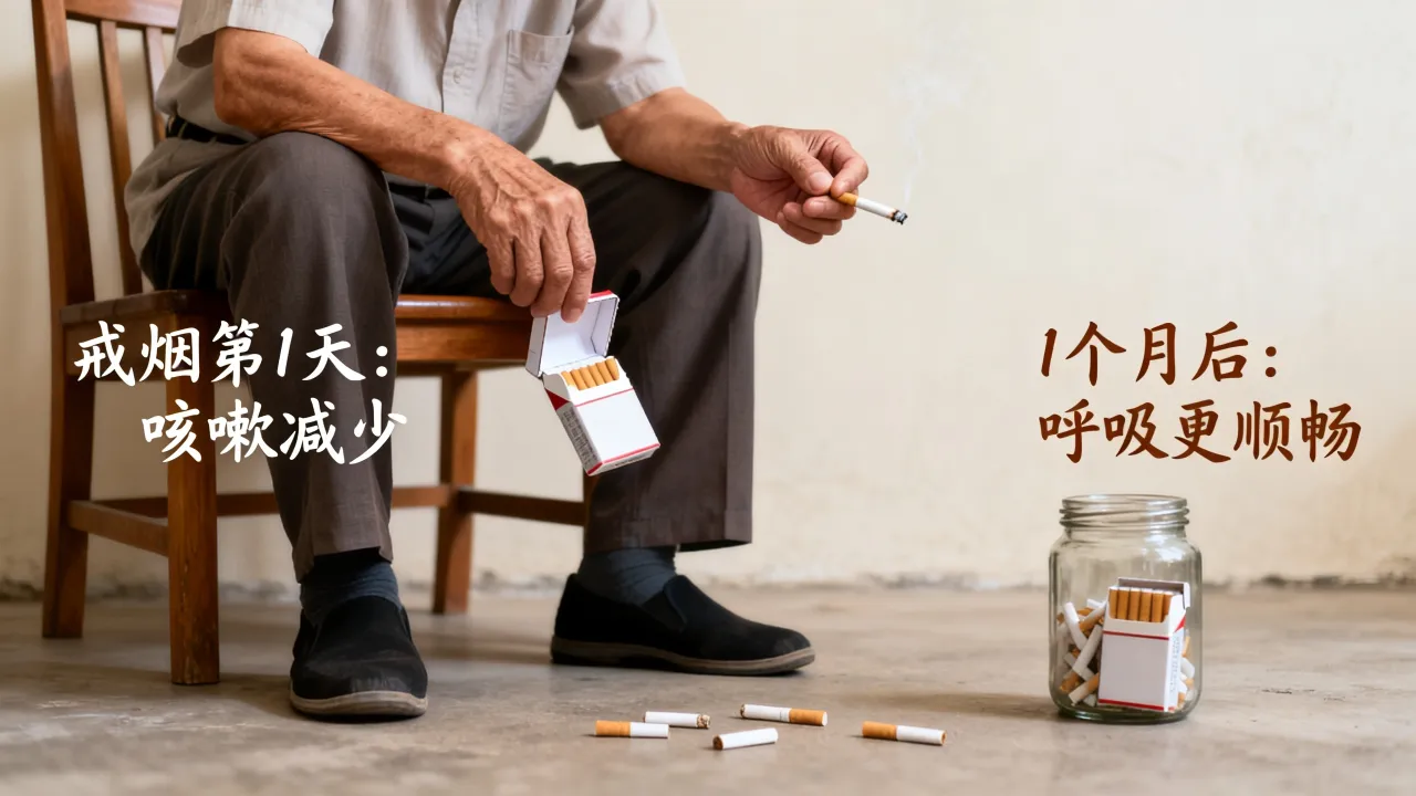 爷爷戒烟了怎么开头,戒烟后身体会有哪些惊人变化?-图2 爷爷戒烟了怎么开头,戒烟后身体会有哪些惊人变化?-图2