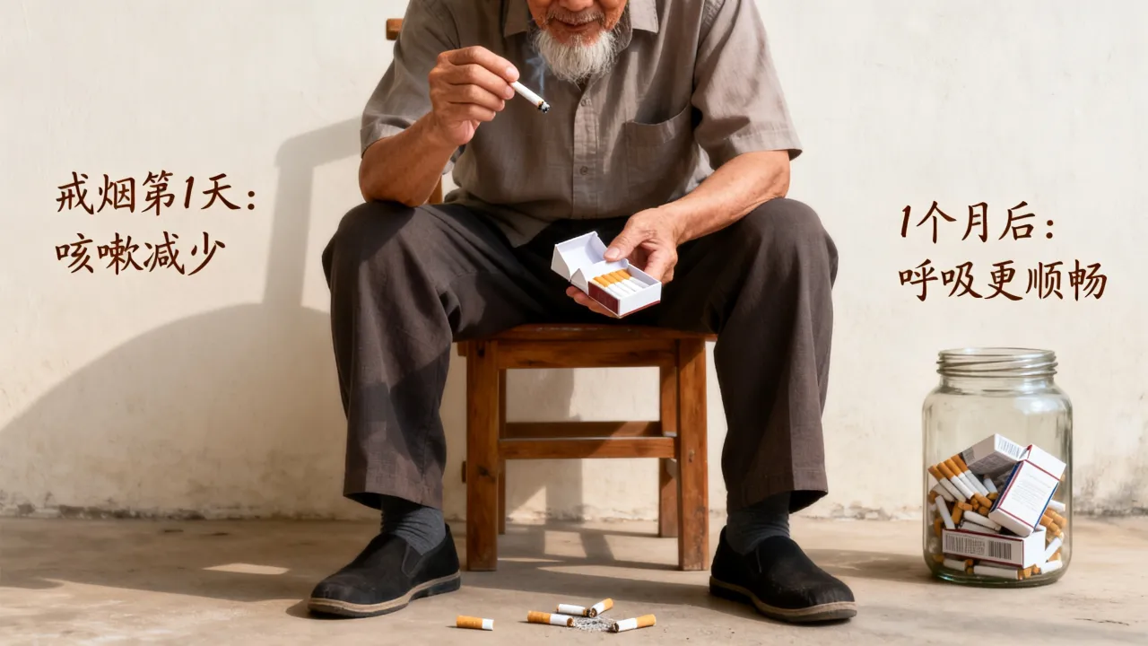 爷爷戒烟了怎么开头,戒烟后身体会有哪些惊人变化?-图3 爷爷戒烟了怎么开头,戒烟后身体会有哪些惊人变化?-图3