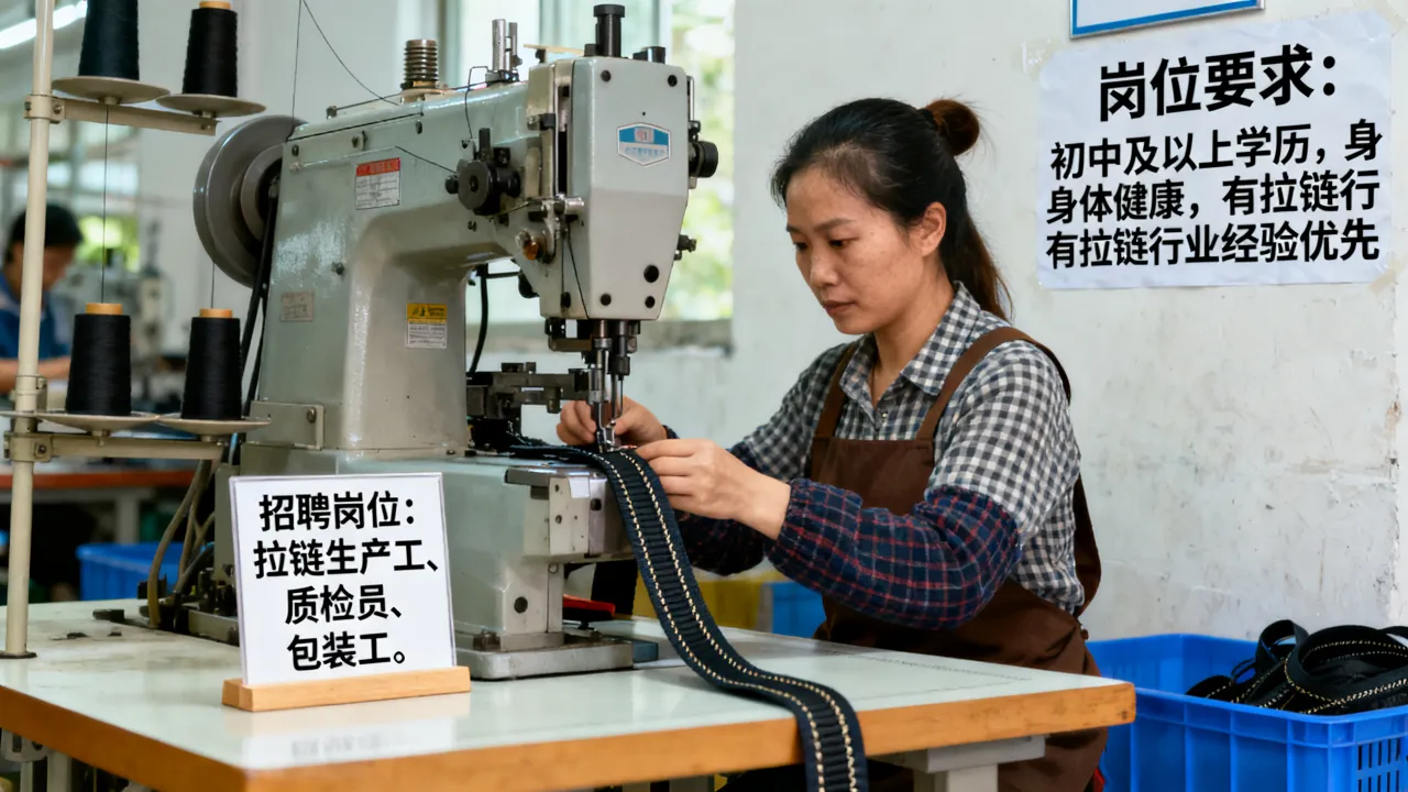 重庆拉链厂招聘吗,重庆拉链厂招聘有哪些岗位要求?-图3 重庆拉链厂招聘吗,重庆拉链厂招聘有哪些岗位要求?-图3
