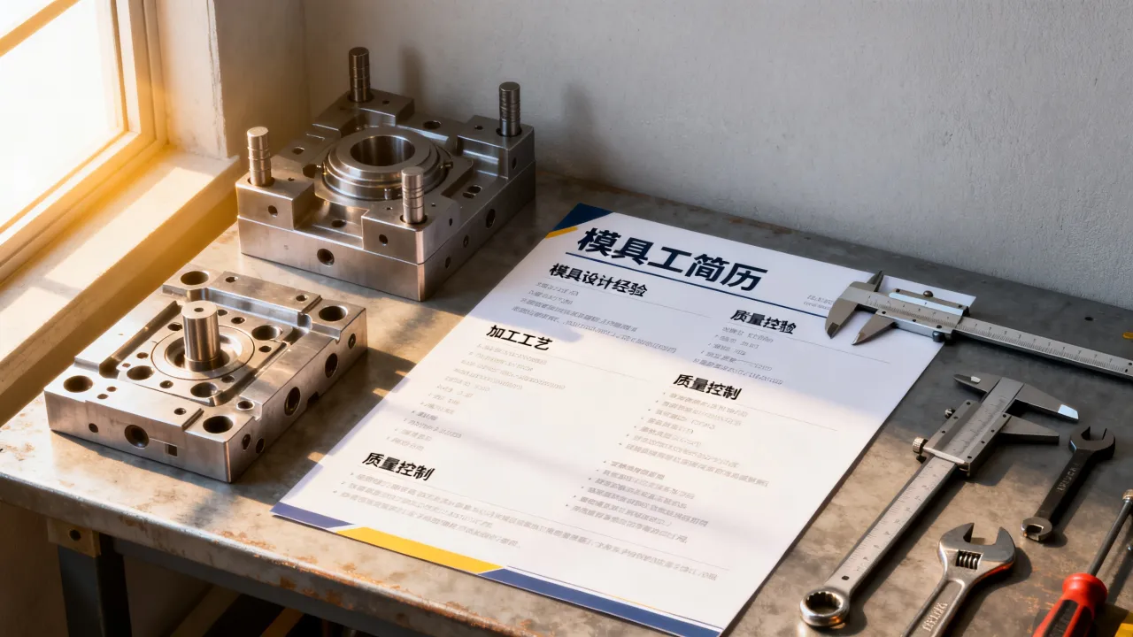 模具工简历怎么写，模具工简历模板在哪里免费下载？-图3
