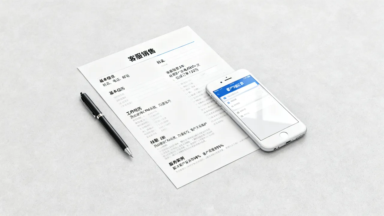 怎么写客服销售简历?客服销售简历怎么写好?