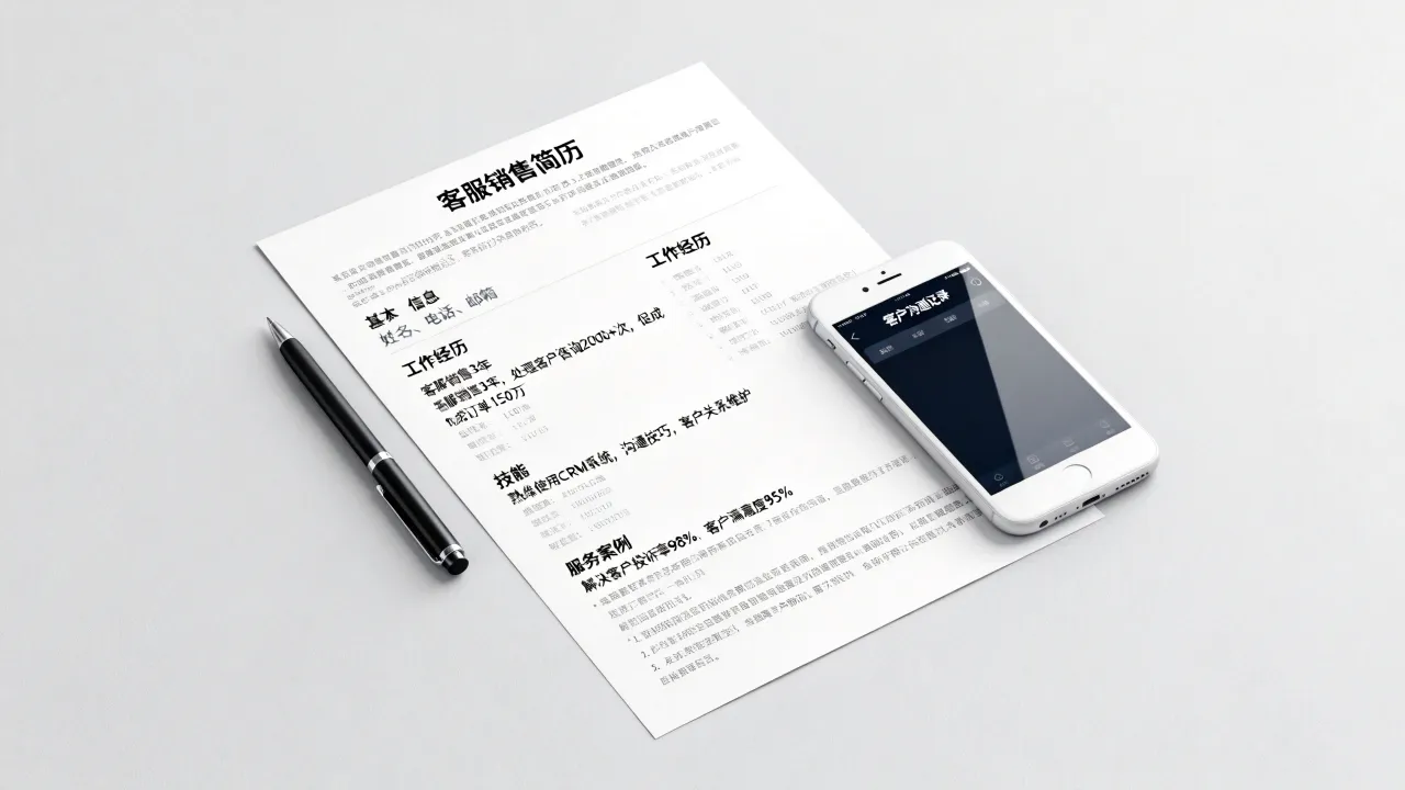 怎么写客服销售简历？客服销售简历怎么写好？-图2