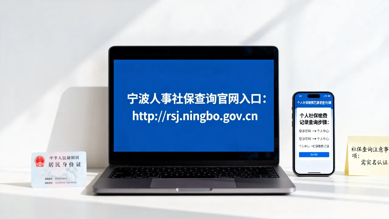 宁波人事社保查询官网入口在哪,个人社保缴费记录怎么查-图3 宁波人事社保查询官网入口在哪,个人社保缴费记录怎么查-图3