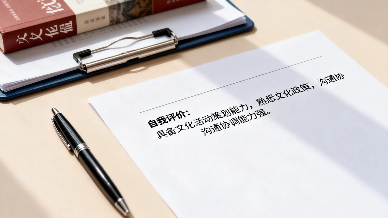 文化员简历怎么写?文化员简历模板范文自我评价怎么写