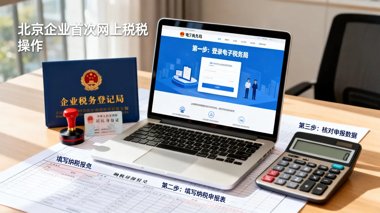 北京网上报税流程是什么,北京企业首次网上报税怎么操作