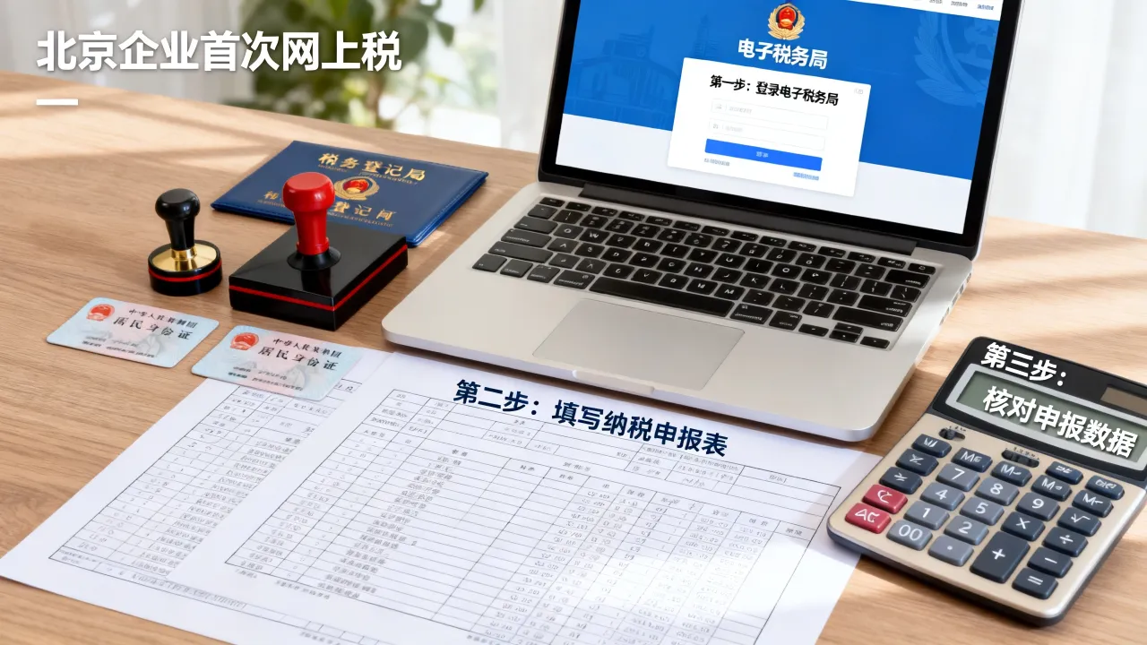 北京网上报税流程是什么,北京企业首次网上报税怎么操作-图2 北京网上报税流程是什么,北京企业首次网上报税怎么操作-图2