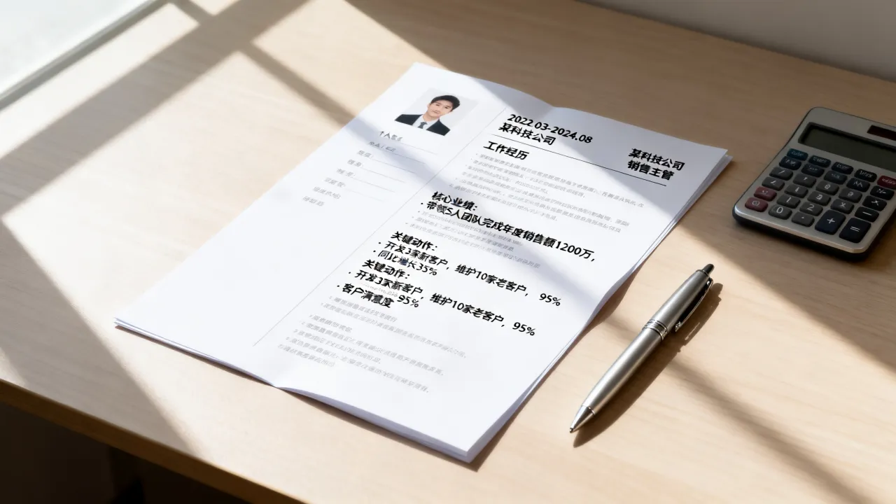 销售怎么填写简历,简历工作经历怎么写才能突出销售业绩
