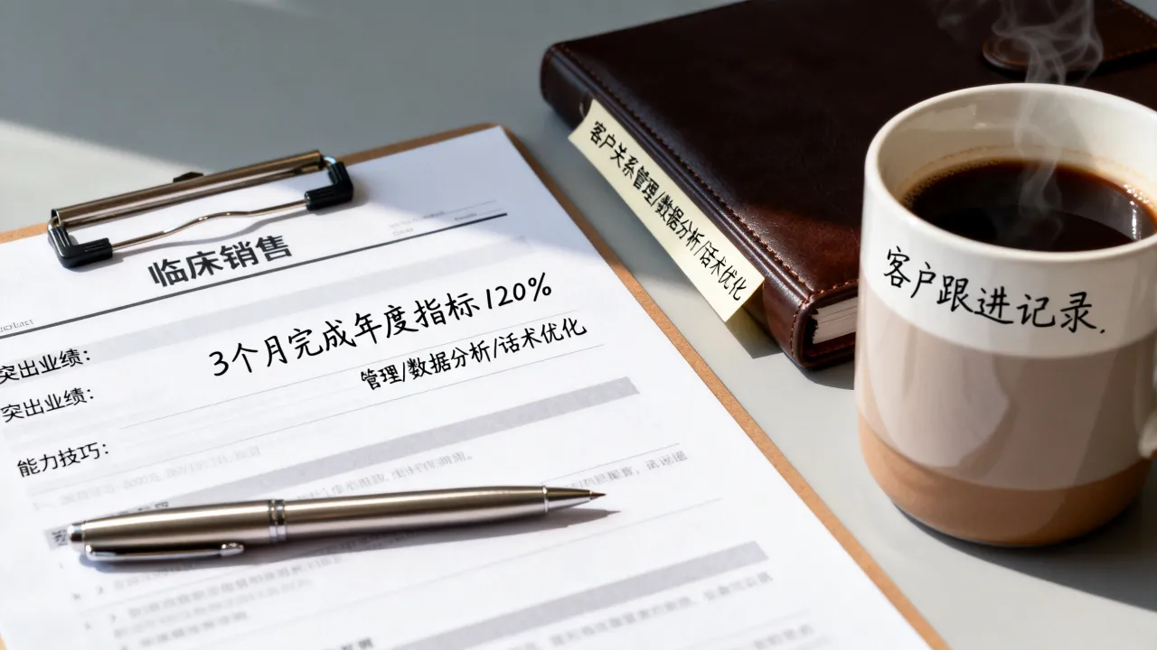 临床销售简历怎么写,有哪些突出业绩与能力的写作技巧?-图2 临床销售简历怎么写,有哪些突出业绩与能力的写作技巧?-图2