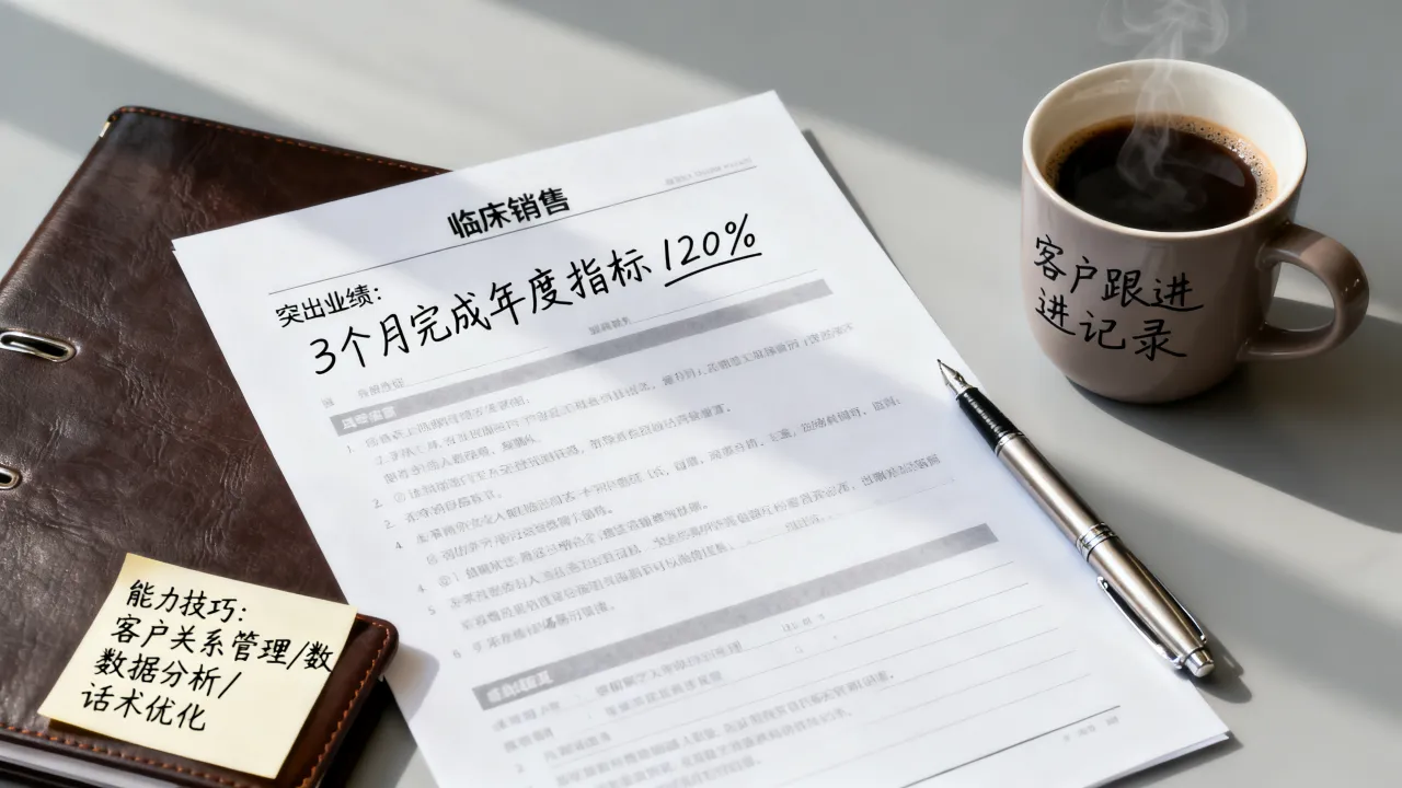 临床销售简历怎么写,有哪些突出业绩与能力的写作技巧?-图3 临床销售简历怎么写,有哪些突出业绩与能力的写作技巧?-图3