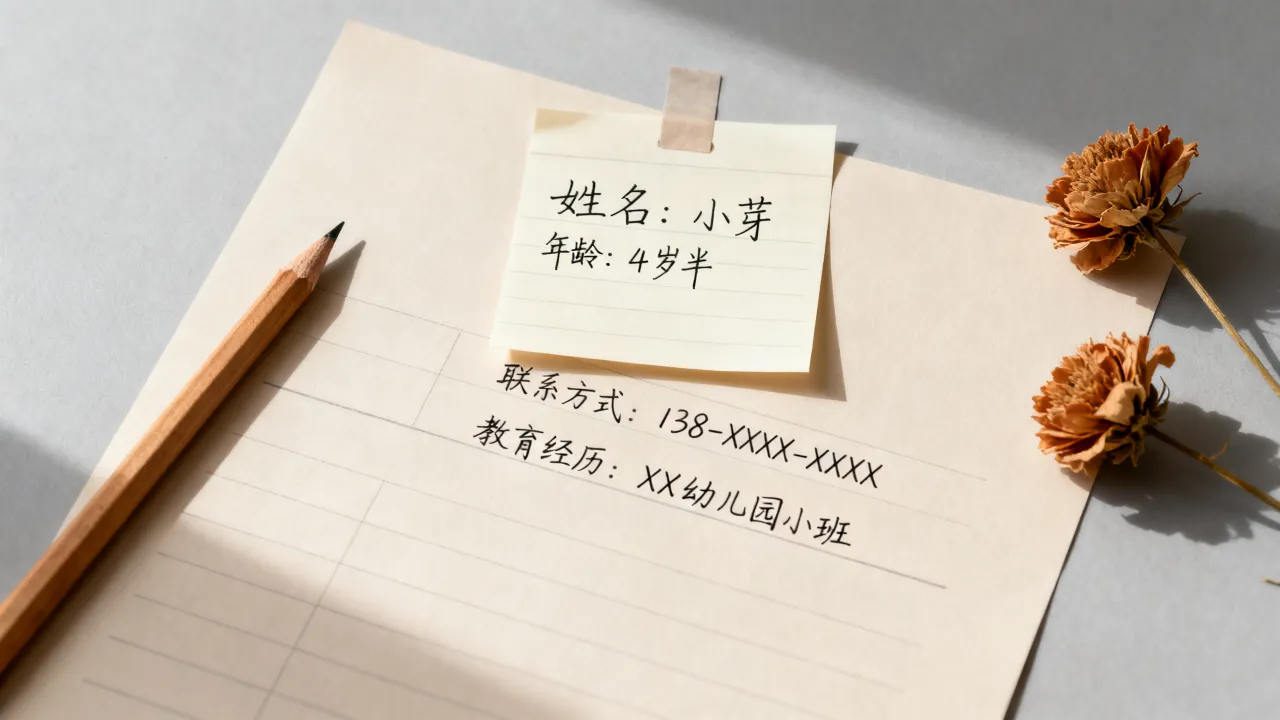 学前简历怎么做,幼儿园入园简历模板在哪里找-图2 学前简历怎么做,幼儿园入园简历模板在哪里找-图2