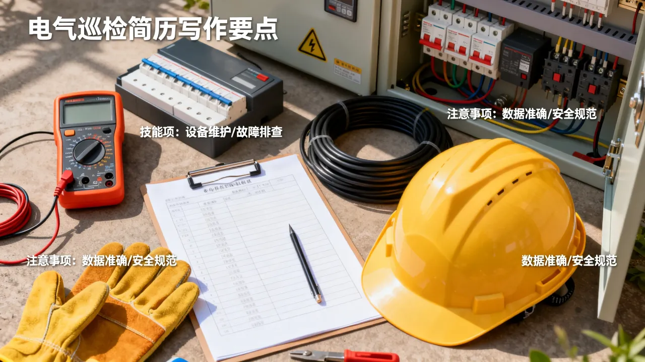 电气巡检简历怎么写,有哪些写作技巧和注意事项?-图2 电气巡检简历怎么写,有哪些写作技巧和注意事项?-图2