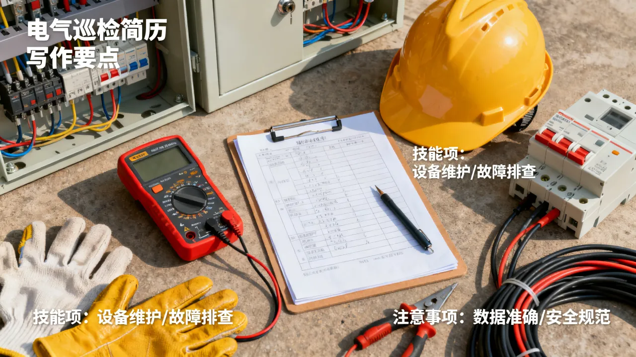 电气巡检简历怎么写,有哪些写作技巧和注意事项?-图3 电气巡检简历怎么写,有哪些写作技巧和注意事项?-图3
