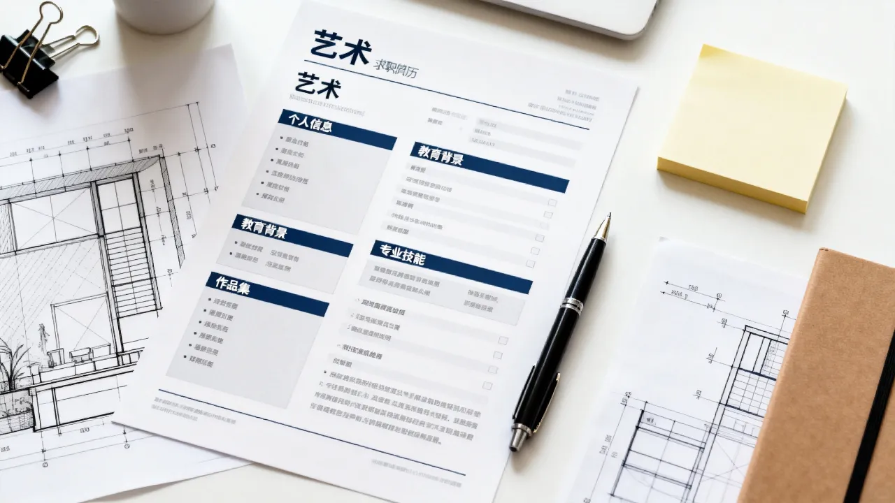 艺术求职简历怎么设置才吸引人?如何优化设计排版
