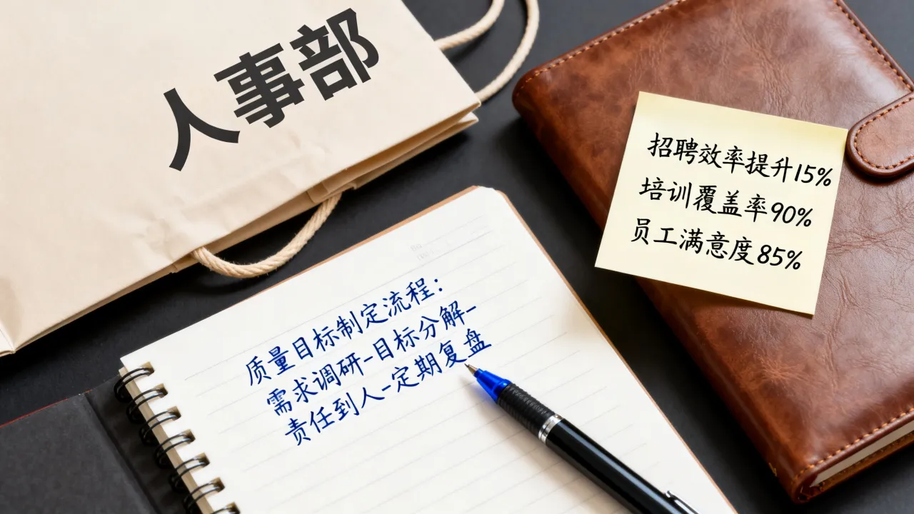 人事部质量目标包括哪些内容,人事部质量目标怎么写?