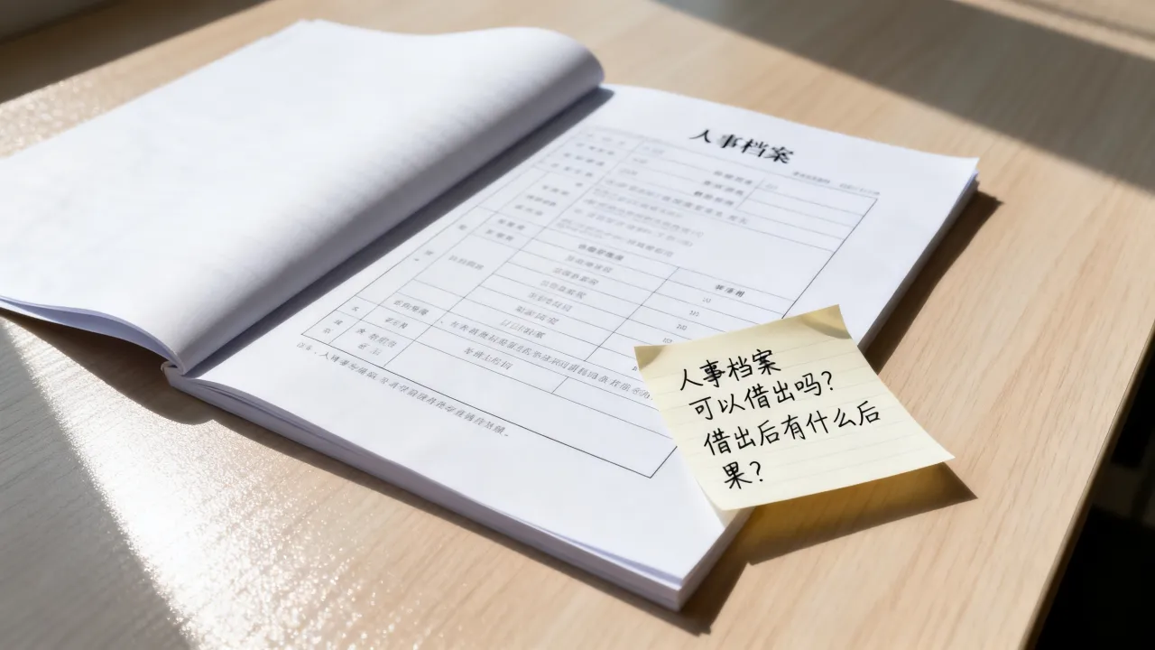 人事档案可以借出吗?借出后有什么后果?