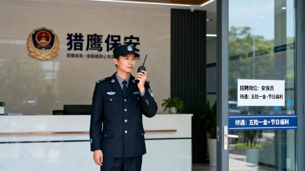 上海猎鹰保安公司招聘靠谱吗,待遇怎么样?-图1 上海猎鹰保安公司招聘靠谱吗,待遇怎么样?-图1