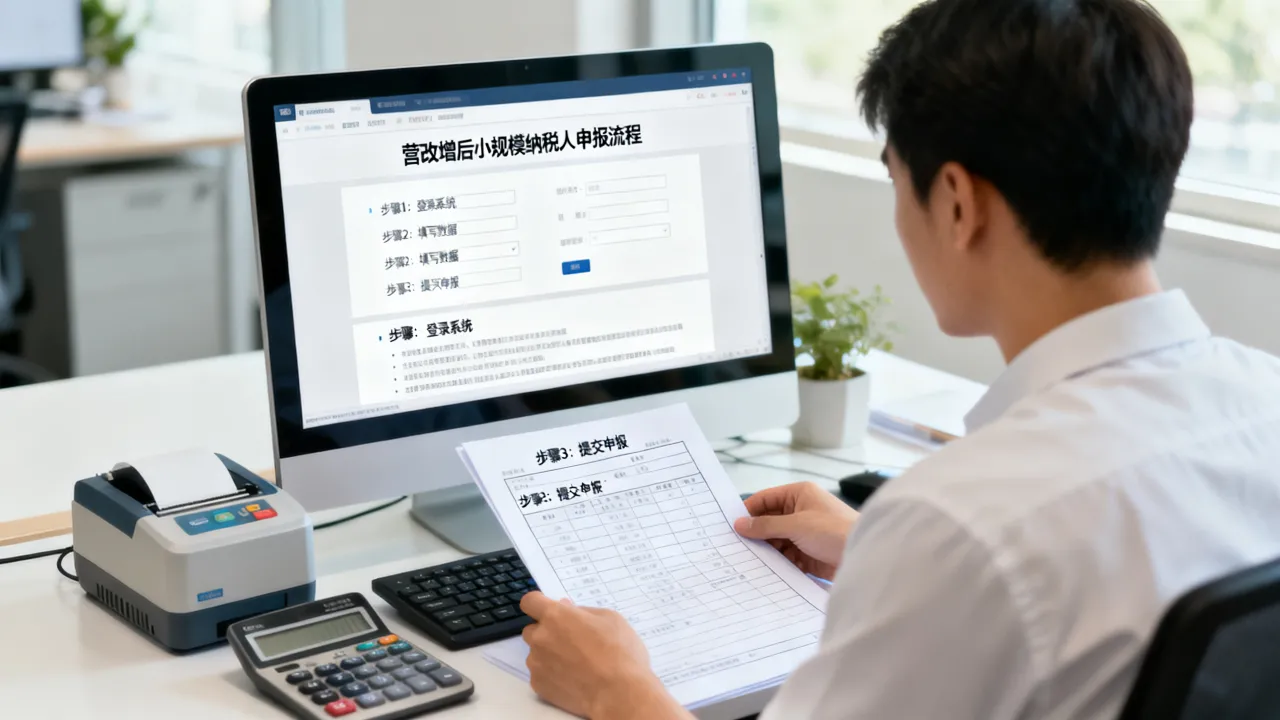 营改增后如何报税,小规模纳税人申报流程是什么-图3 营改增后如何报税,小规模纳税人申报流程是什么-图3