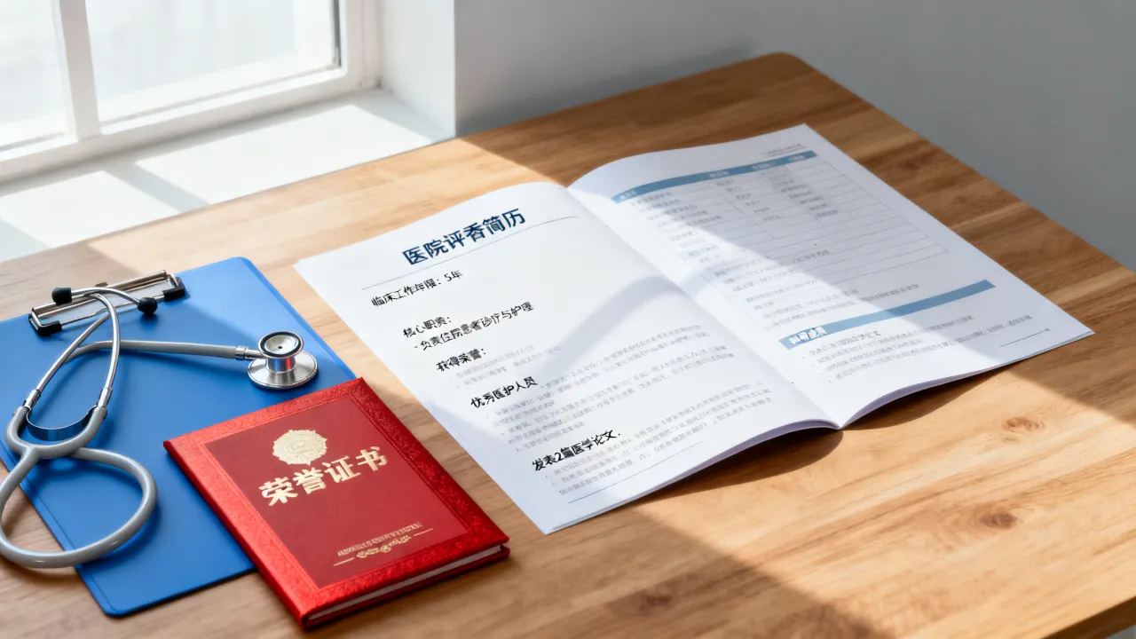 医院评优怎么写简历,怎么写才能提高评优成功率