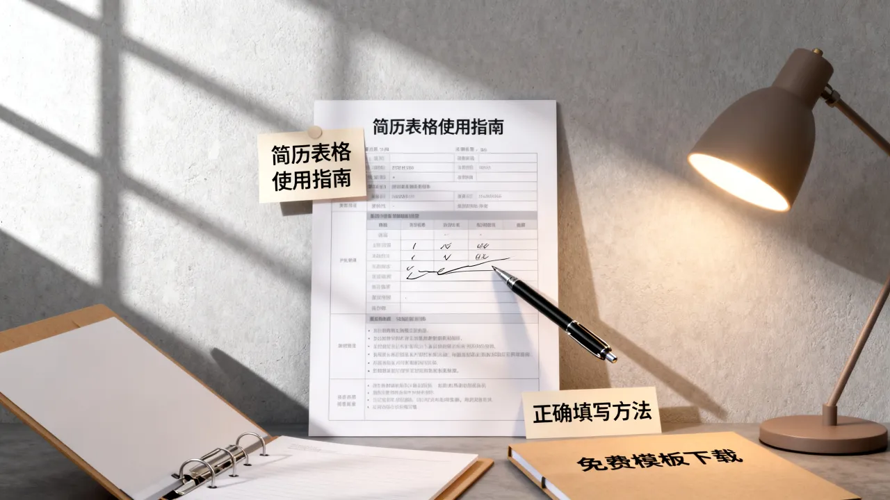 简历表格怎么用？简历表格怎么填写才正确，个人简历模板免费下载-图1