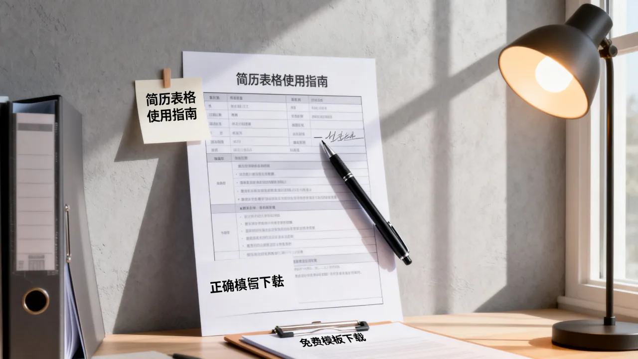 简历表格怎么用？简历表格怎么填写才正确，个人简历模板免费下载-图2
