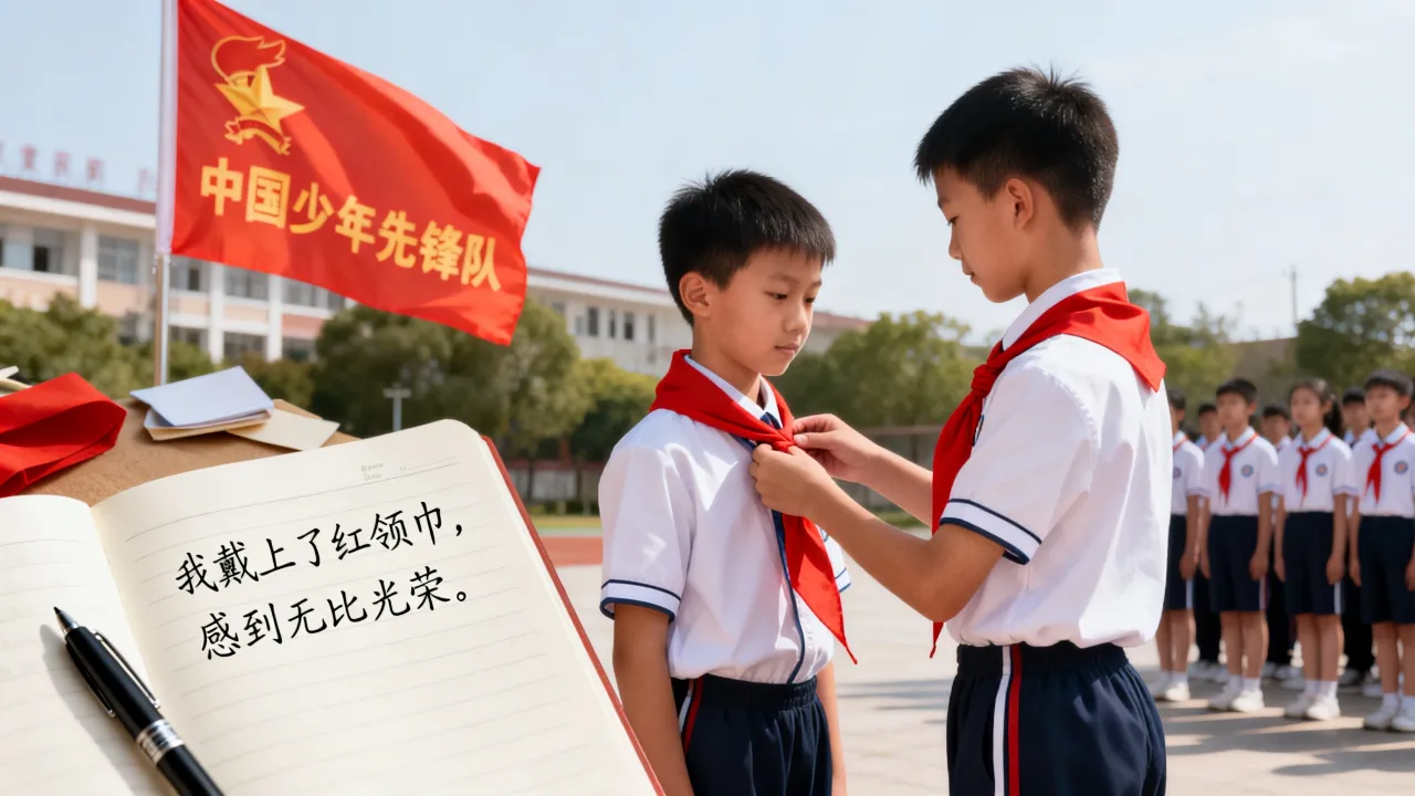 入队日作文怎么写,少先队入队仪式作文范文300字怎么写?-图2 入队日作文怎么写,少先队入队仪式作文范文300字怎么写?-图2