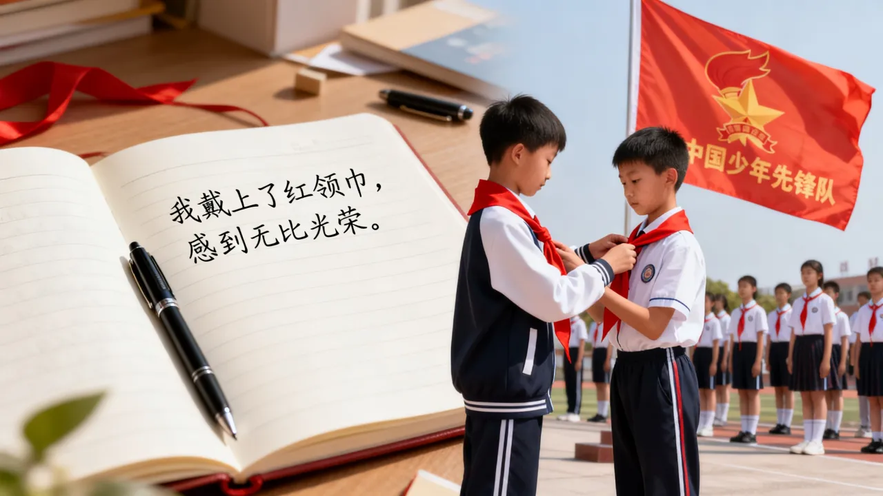 入队日作文怎么写,少先队入队仪式作文范文300字怎么写?-图3 入队日作文怎么写,少先队入队仪式作文范文300字怎么写?-图3