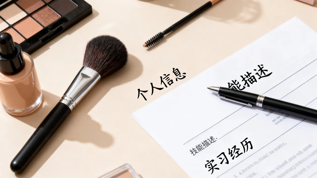 化妆工作简历怎么写？没有经验如何写才能被录用？-图1