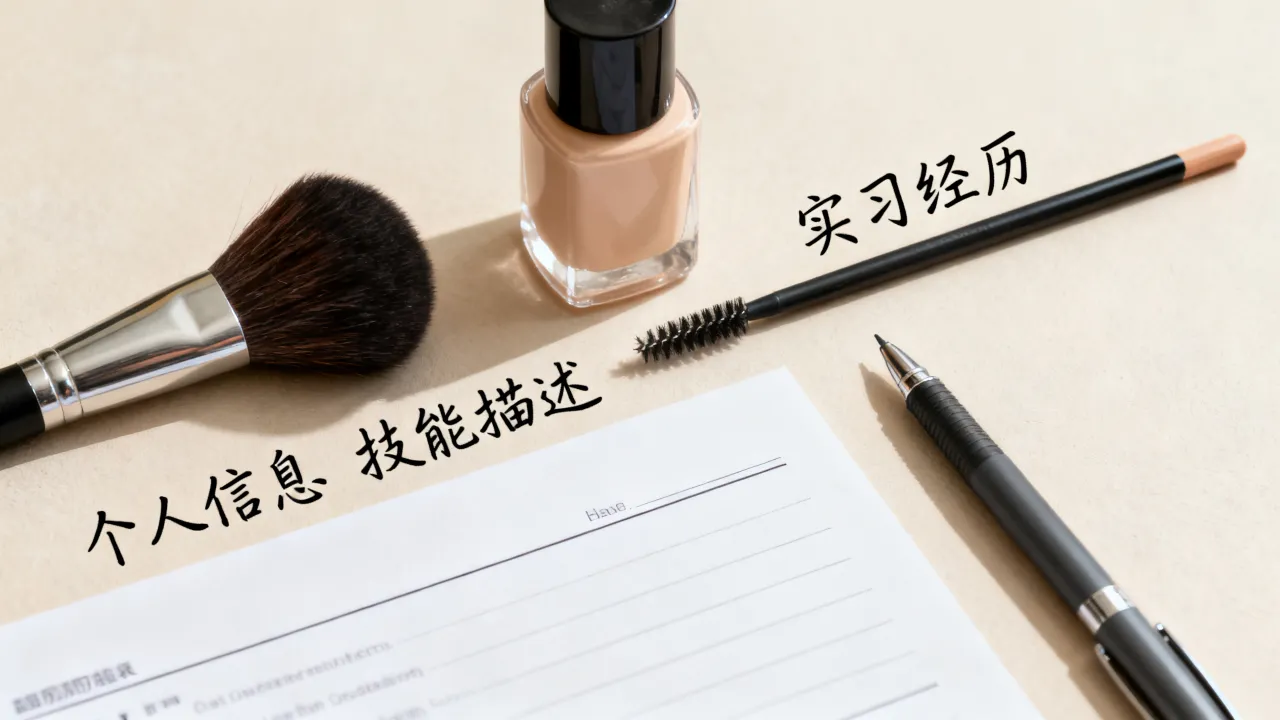 化妆工作简历怎么写？没有经验如何写才能被录用？-图2