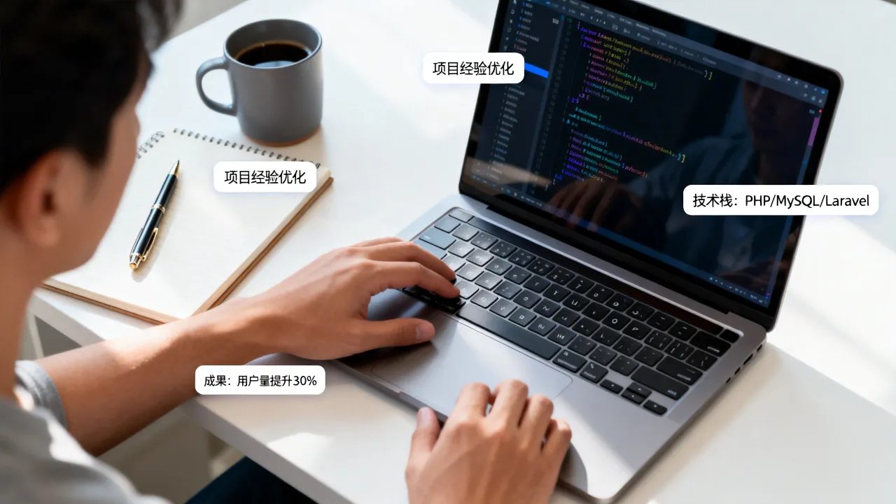 PHP程序员简历怎么写？优化项目经验突出亮点，-图3