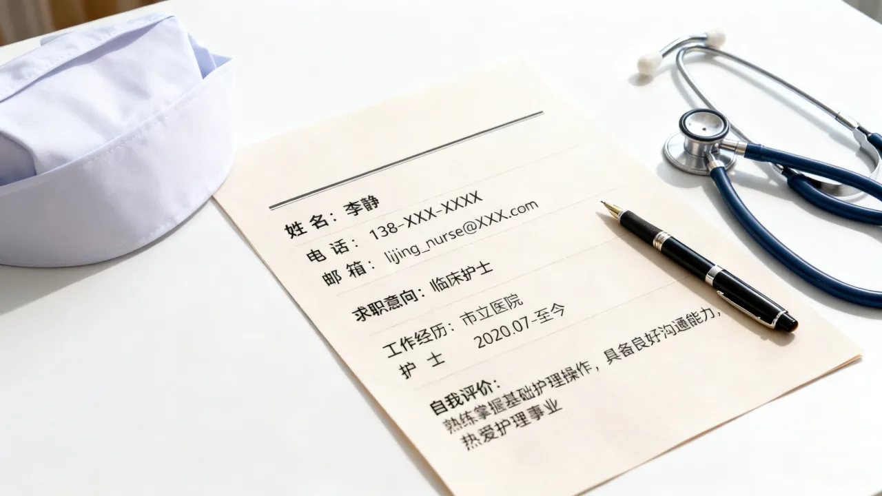护士招工简历怎么写?护士求职简历模板与自我评价范文-图1 护士招工简历怎么写?护士求职简历模板与自我评价范文-图1