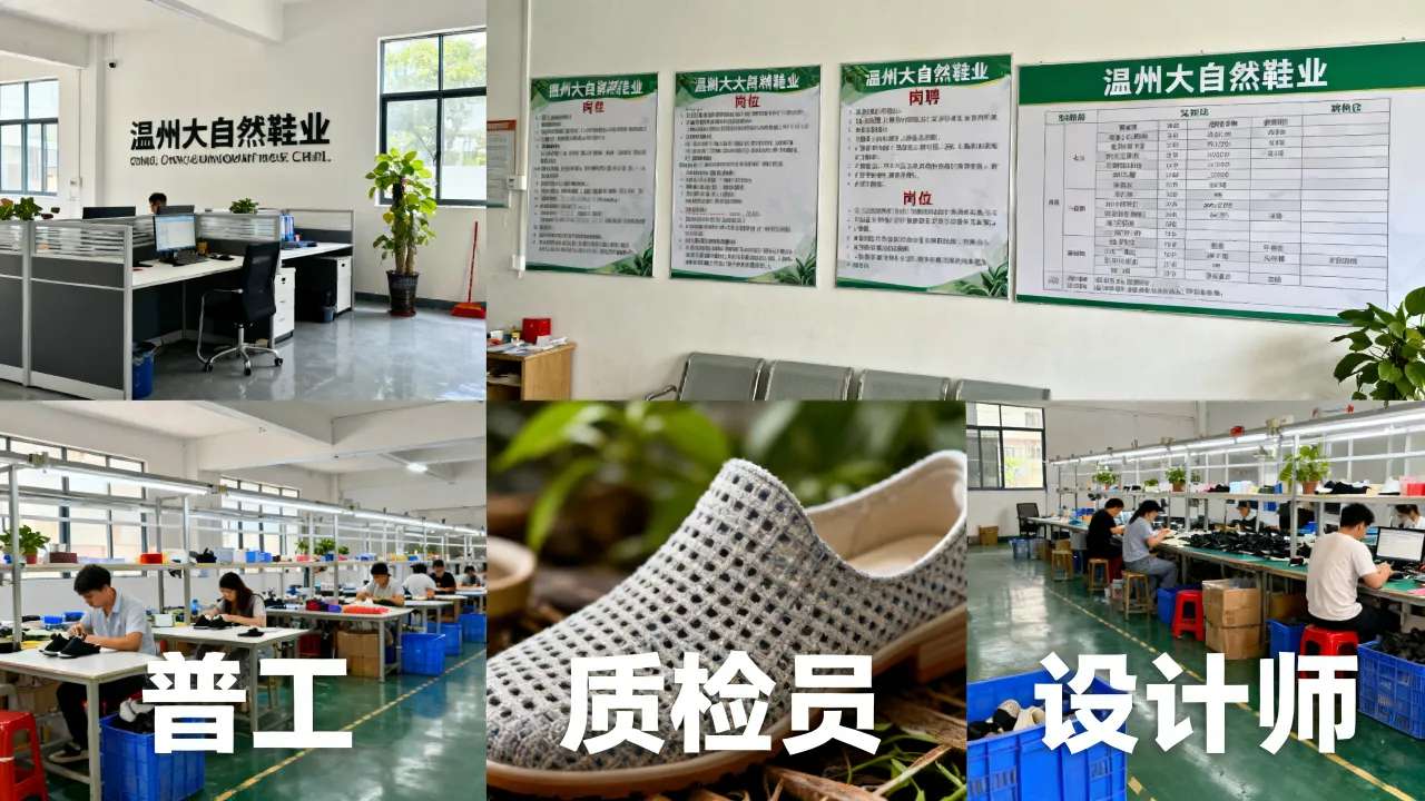 温州大自然鞋业招聘怎么样?温州大自然鞋业招聘岗位有哪些?-图2 温州大自然鞋业招聘怎么样?温州大自然鞋业招聘岗位有哪些?-图2
