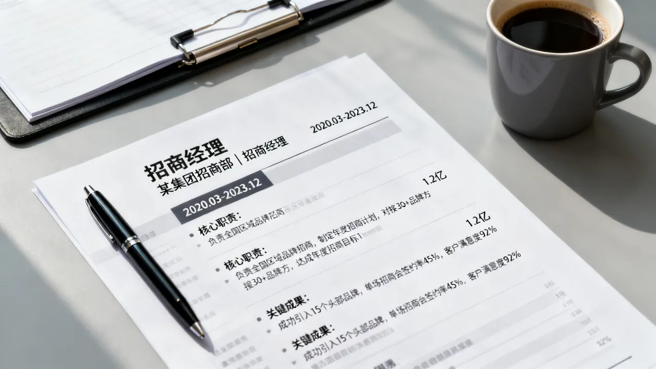 招商经理简历怎么写才吸引人,招商经理简历工作经历怎么写-图2 招商经理简历怎么写才吸引人,招商经理简历工作经历怎么写-图2