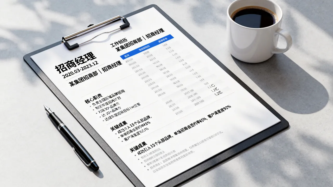 招商经理简历怎么写才吸引人,招商经理简历工作经历怎么写-图3 招商经理简历怎么写才吸引人,招商经理简历工作经历怎么写-图3