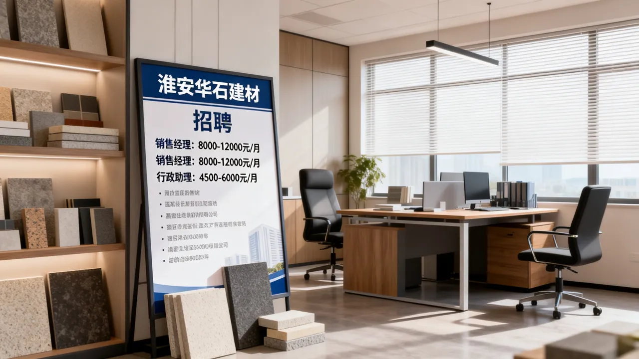淮安华石建材招聘怎么样,工资多少钱一个月?