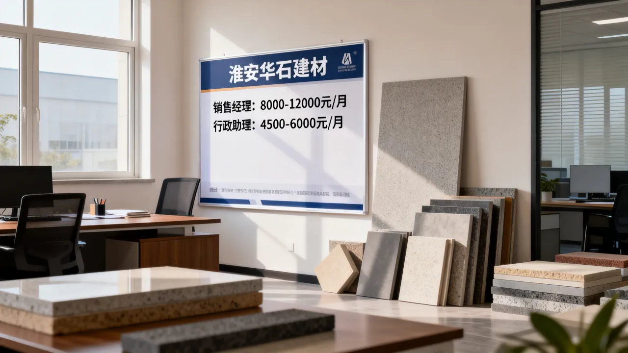 淮安华石建材招聘怎么样,工资多少钱一个月?-图3 淮安华石建材招聘怎么样,工资多少钱一个月?-图3