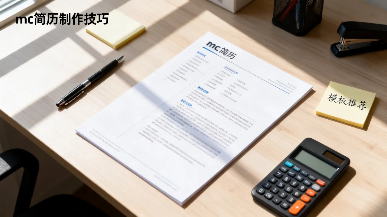 mc简历怎么做,有哪些实用的mc简历模板推荐?