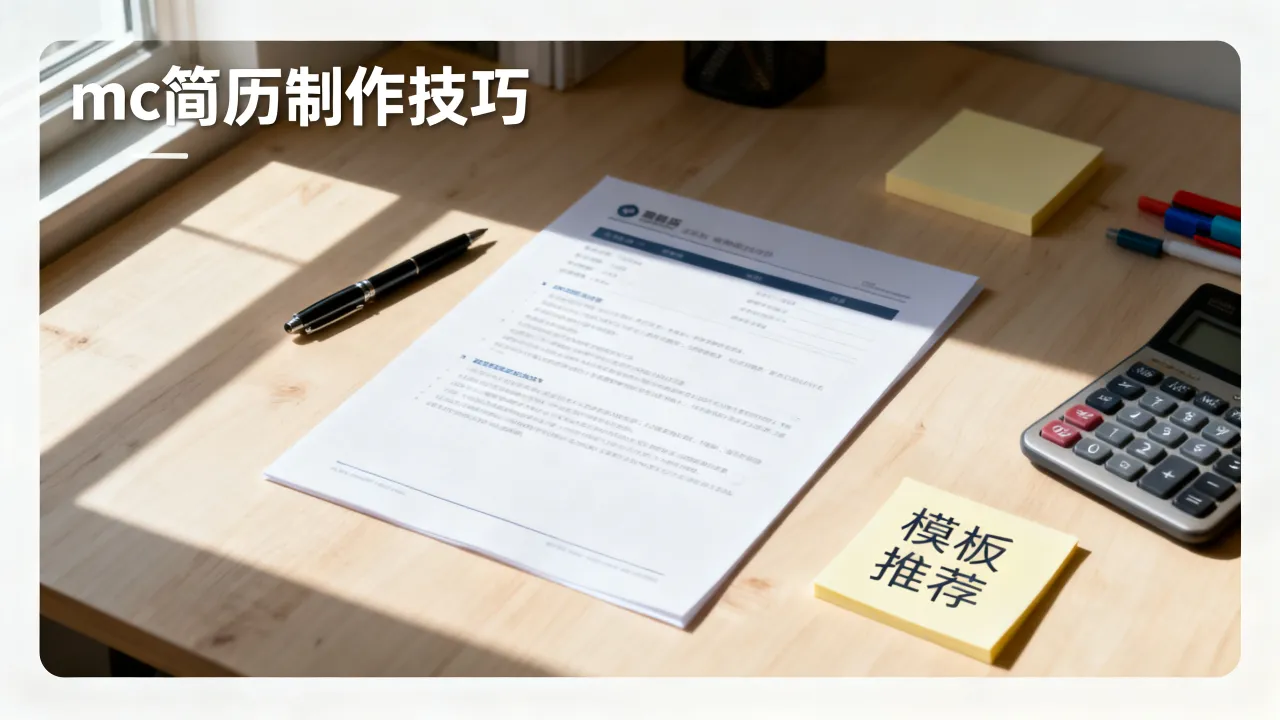 mc简历怎么做,有哪些实用的mc简历模板推荐?-图2 mc简历怎么做,有哪些实用的mc简历模板推荐?-图2