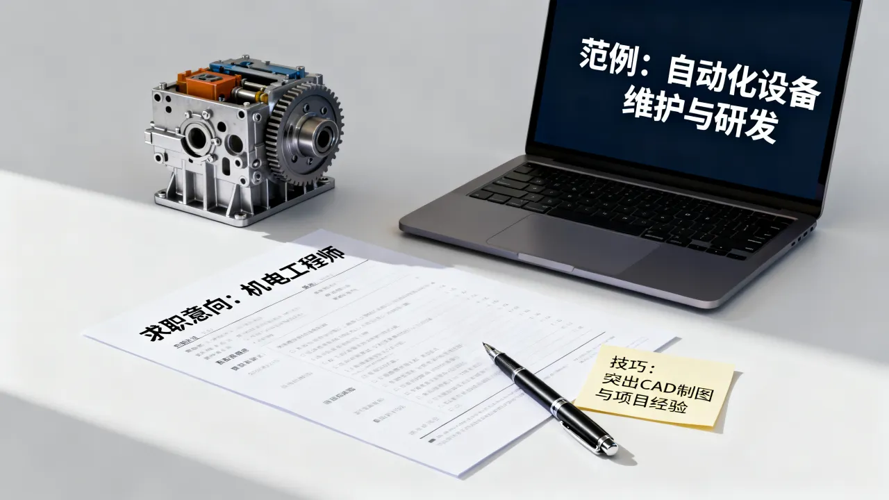 机电意向岗位怎么写?机电专业求职意向填写范例与技巧-图3 机电意向岗位怎么写?机电专业求职意向填写范例与技巧-图3