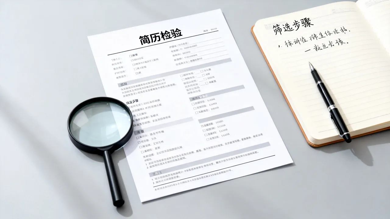 怎么做简历检验?简历筛选的5个关键步骤,疑问词详解