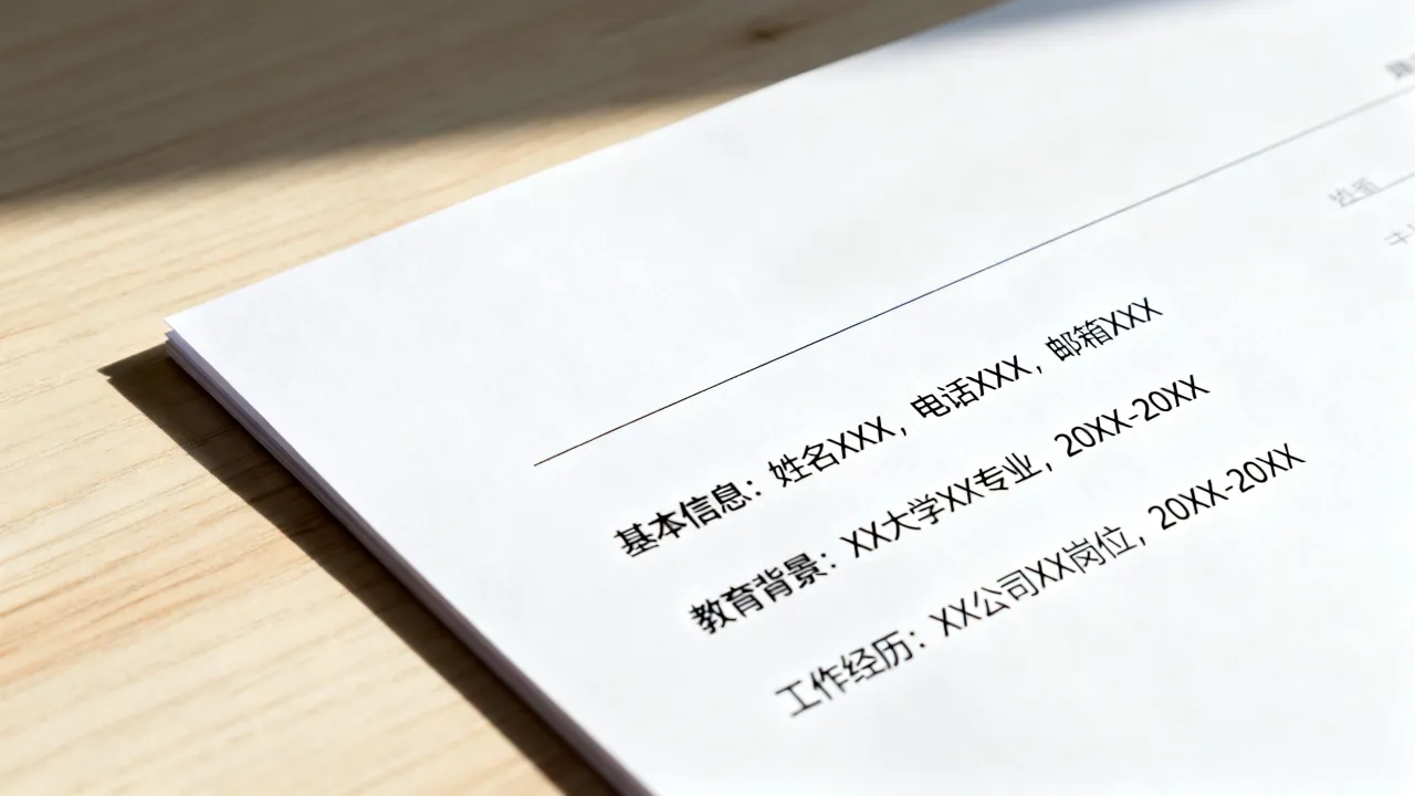 个人应聘怎么写范文?求职简历范文怎么写