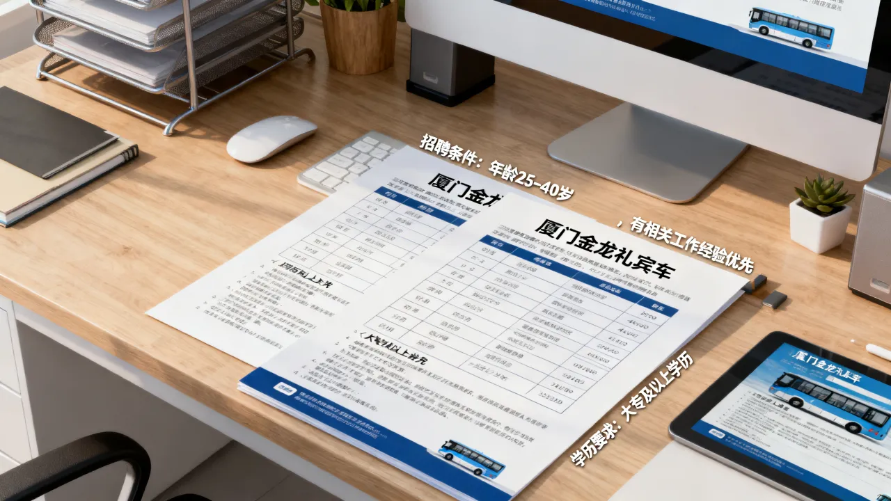 厦门金龙礼宾车招聘需要什么条件?学历要求是什么