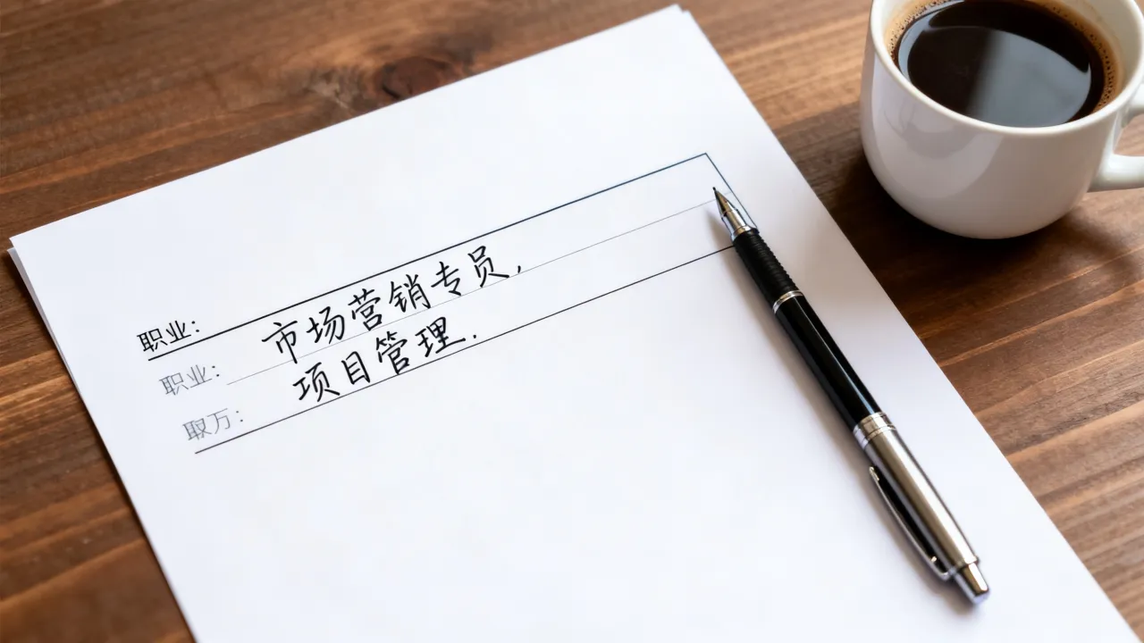 简历中职业怎么填写?简历职业填写注意事项有哪些-图2 简历中职业怎么填写?简历职业填写注意事项有哪些-图2