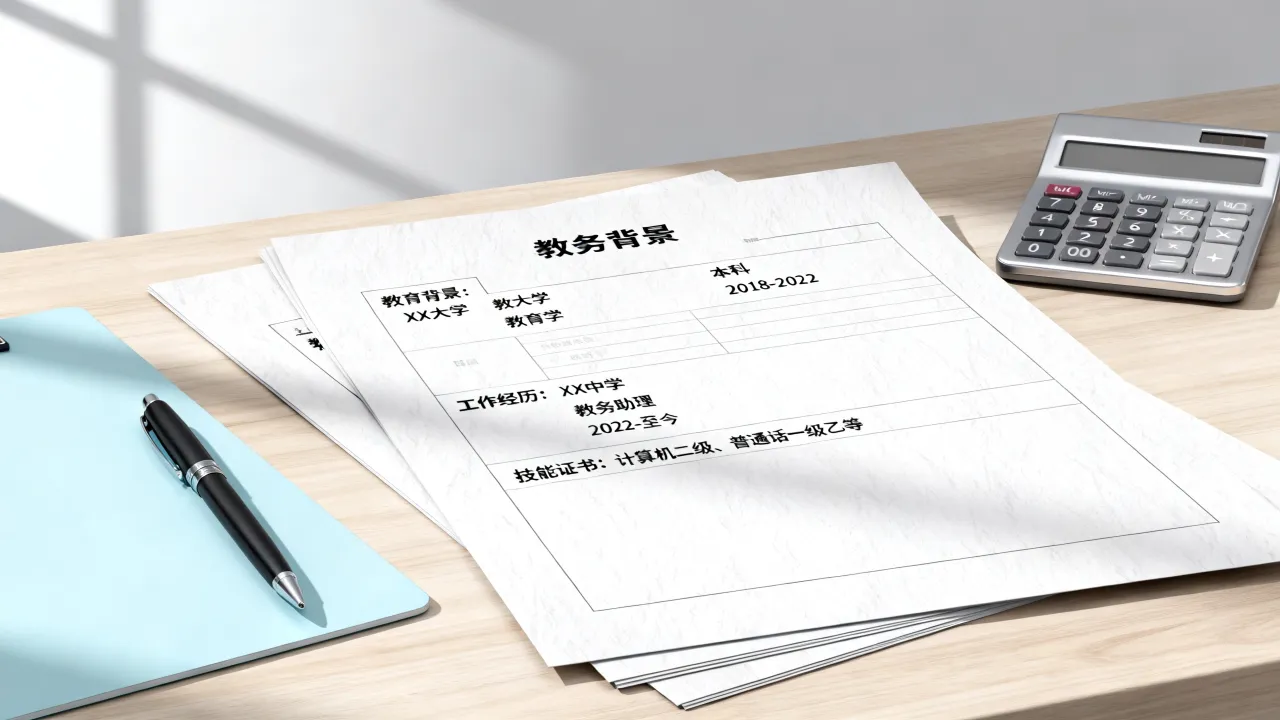 教务背景简历怎么写,有哪些写作技巧和注意事项?-图1 教务背景简历怎么写,有哪些写作技巧和注意事项?-图1