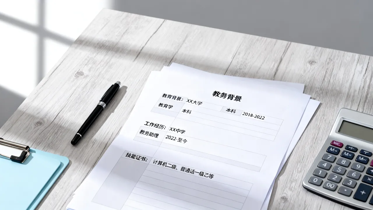 教务背景简历怎么写,有哪些写作技巧和注意事项?-图3 教务背景简历怎么写,有哪些写作技巧和注意事项?-图3