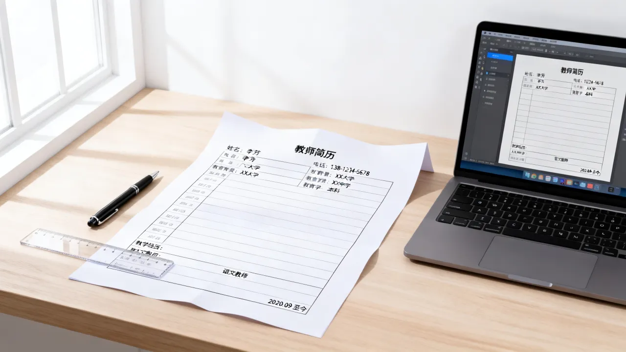 怎么制作教师简历模板，有哪些实用技巧？-图3