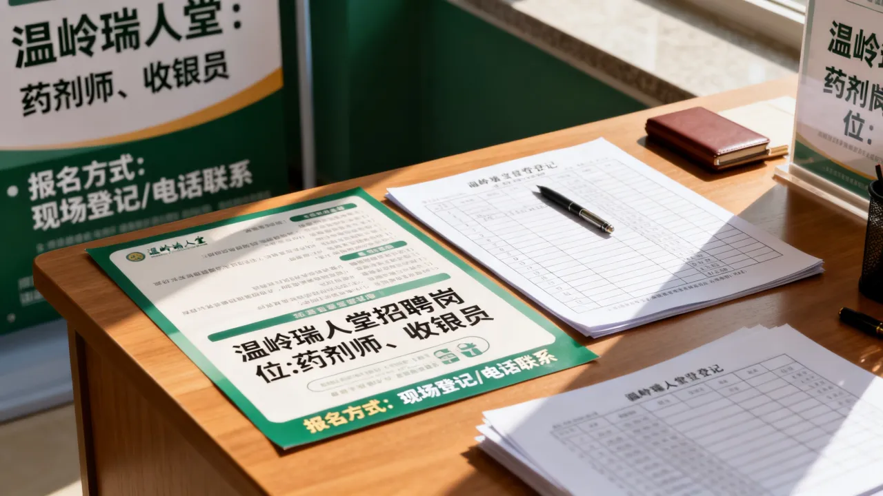 温岭瑞人堂招聘最新信息有哪些,温岭瑞人堂招聘怎么报名