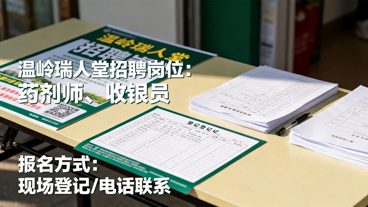 温岭瑞人堂招聘最新信息有哪些，温岭瑞人堂招聘怎么报名-图2