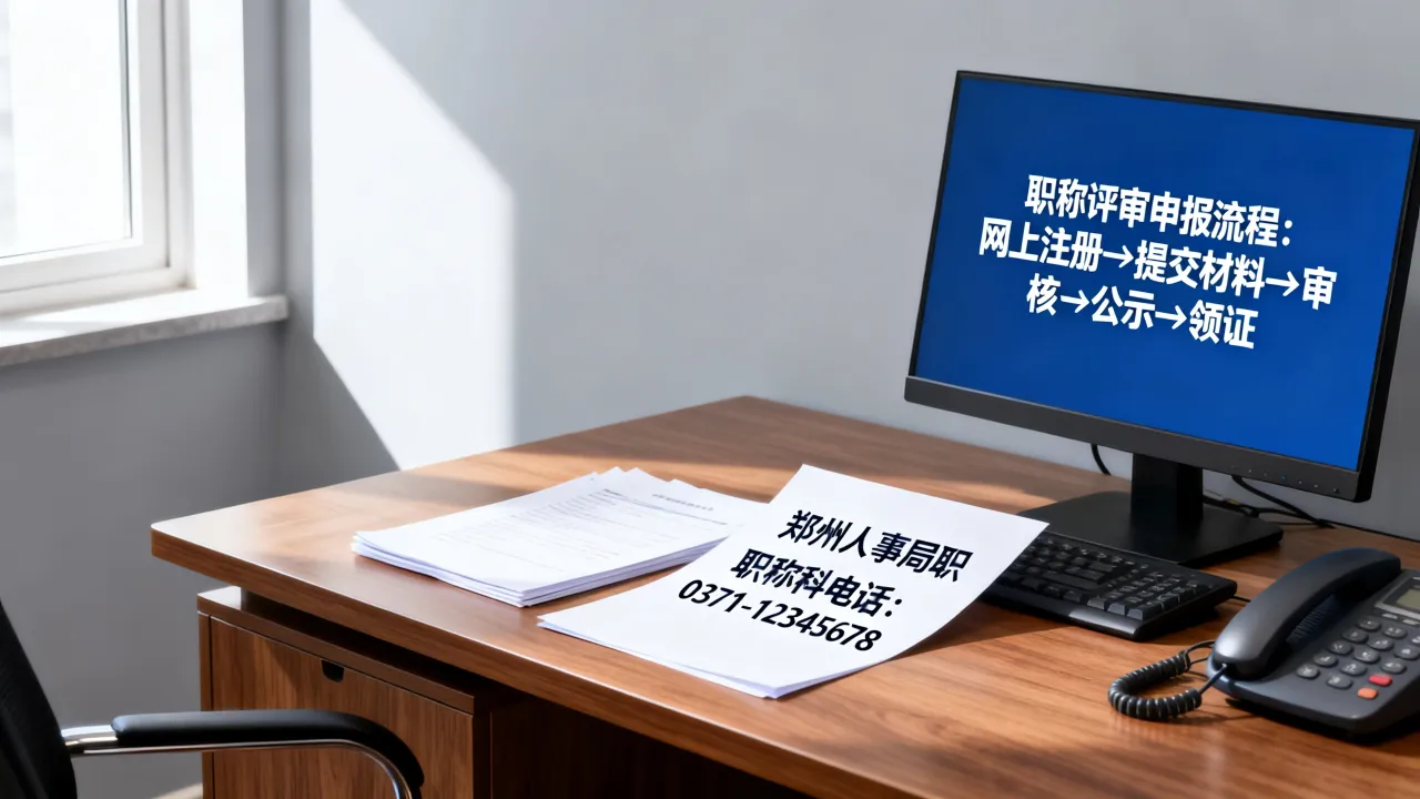 郑州人事局职称科电话是多少,郑州职称评审怎么申报办理