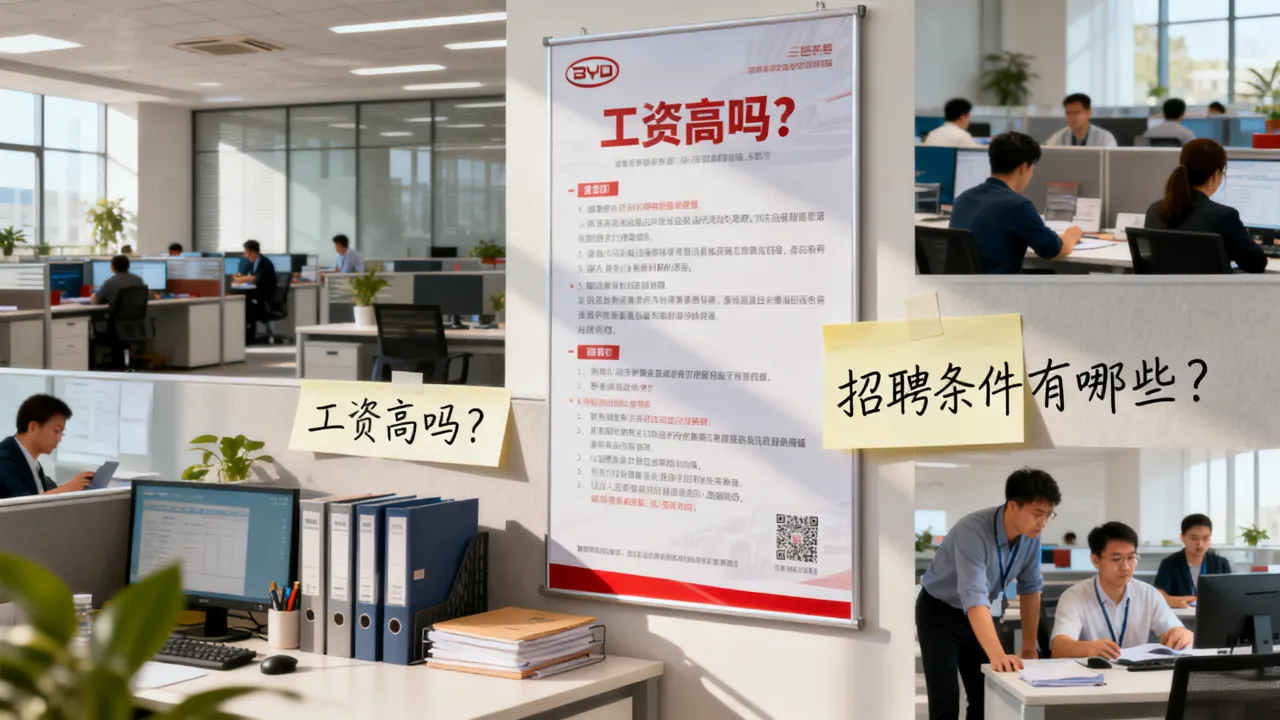 惠州响水河比亚迪招聘工资高吗?,比亚迪招聘条件要求有哪些?-图2 惠州响水河比亚迪招聘工资高吗?,比亚迪招聘条件要求有哪些?-图2